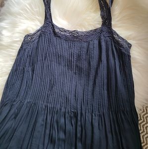 Aritzia modal navy dress